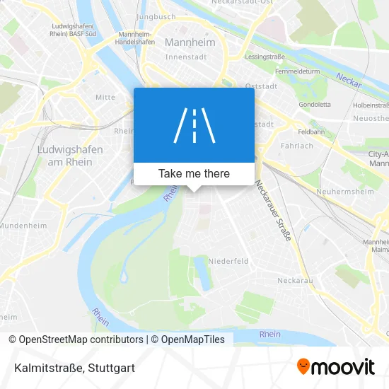 Карта Kalmitstraße