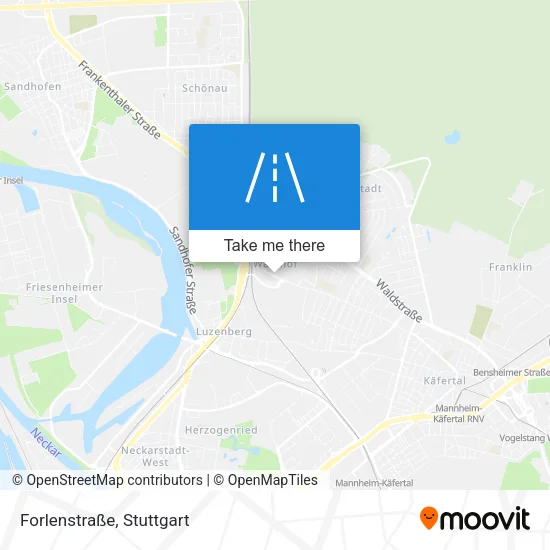 Карта Forlenstraße