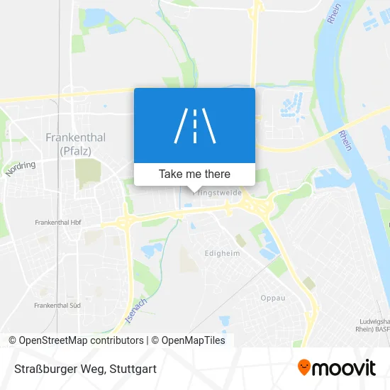 Карта Straßburger Weg