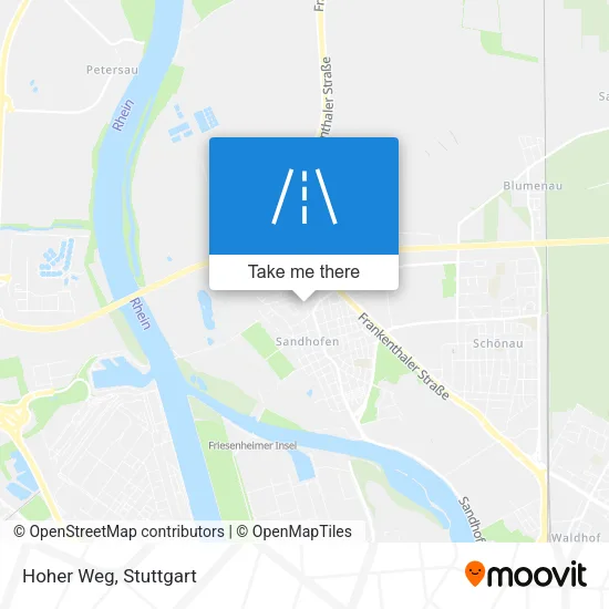 Карта Hoher Weg