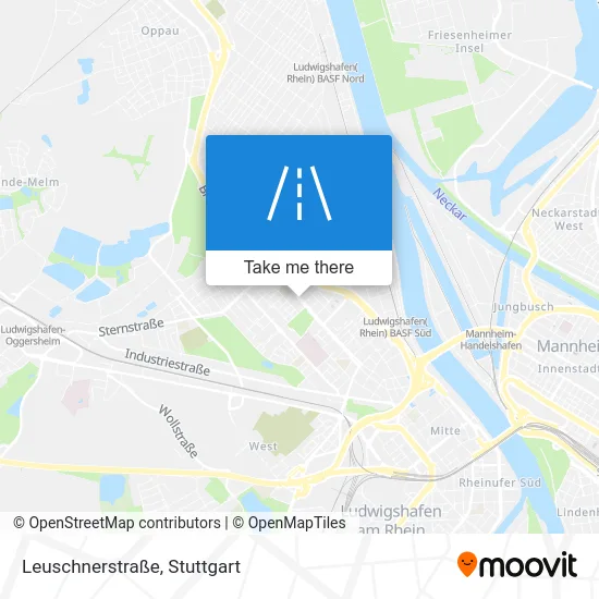 Карта Leuschnerstraße
