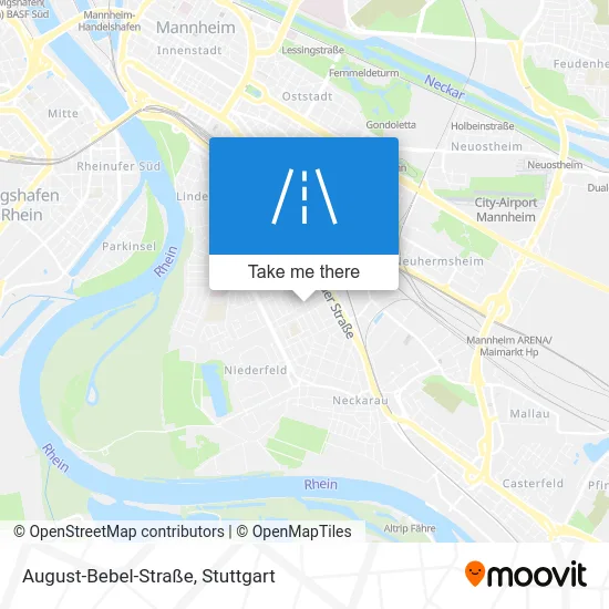 Карта August-Bebel-Straße