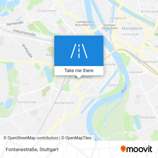 Карта Fontanestraße
