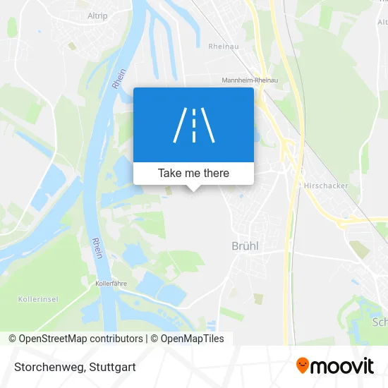 Карта Storchenweg