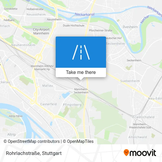 Карта Rohrlachstraße