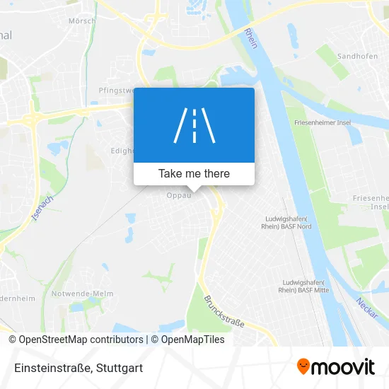Карта Einsteinstraße