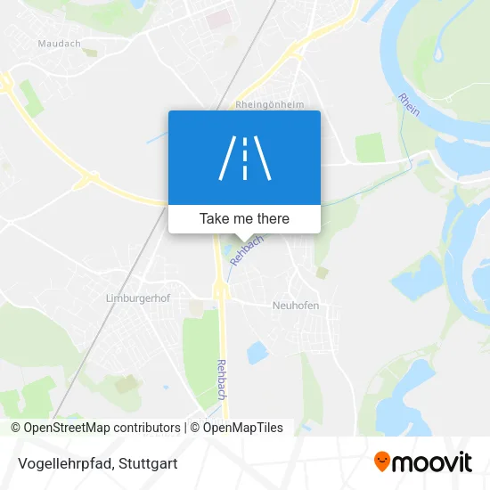 Карта Vogellehrpfad