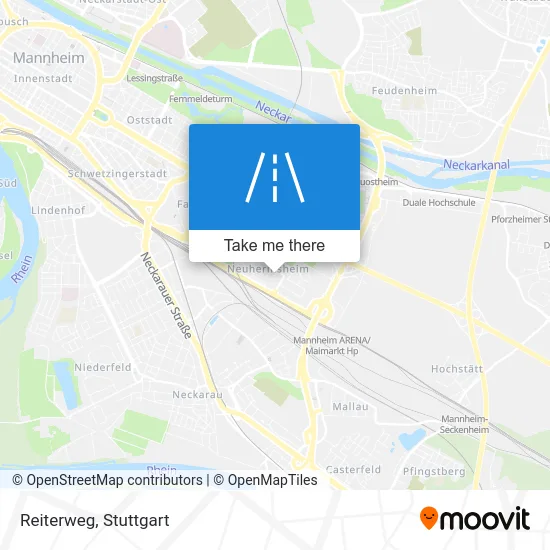 Карта Reiterweg