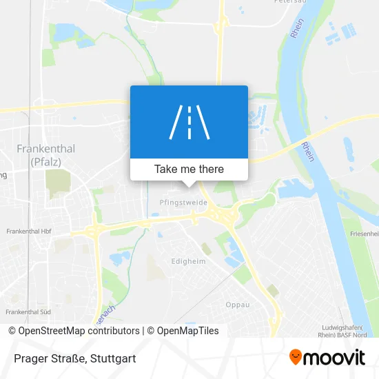 Карта Prager Straße