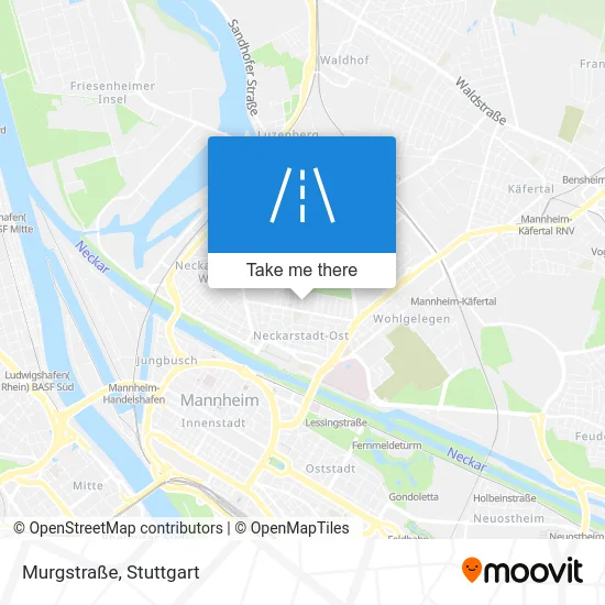 Карта Murgstraße