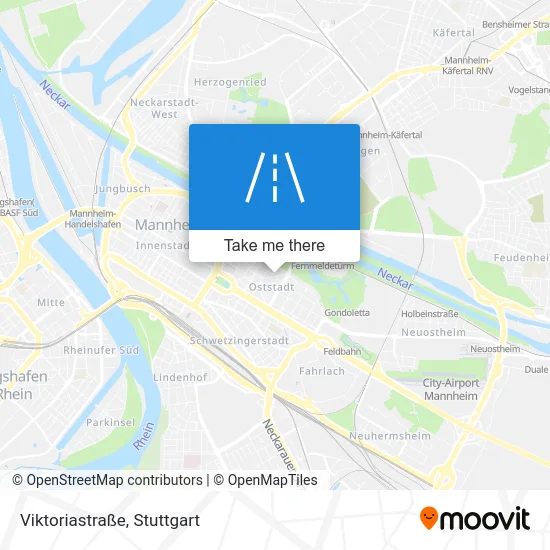Карта Viktoriastraße