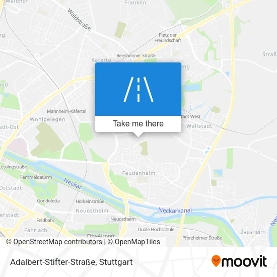 Карта Adalbert-Stifter-Straße