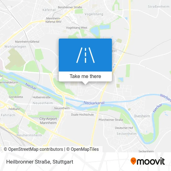 Карта Heilbronner Straße