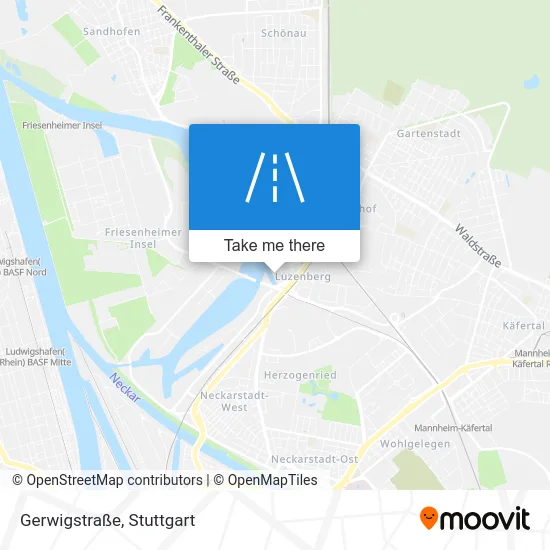 Карта Gerwigstraße