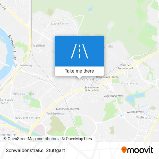 Карта Schwalbenstraße