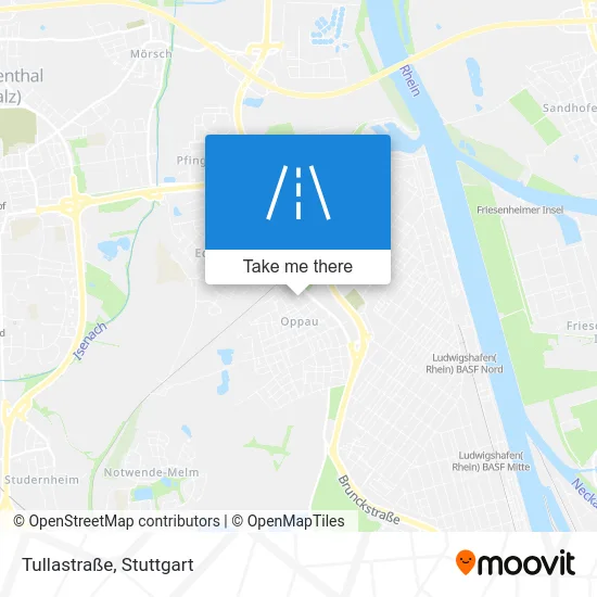 Карта Tullastraße