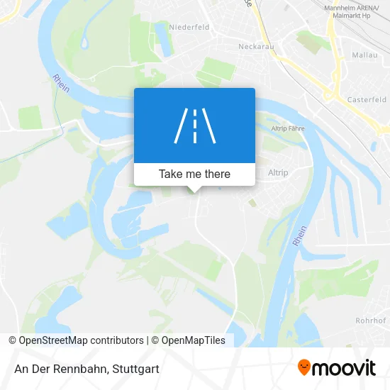 Карта An Der Rennbahn