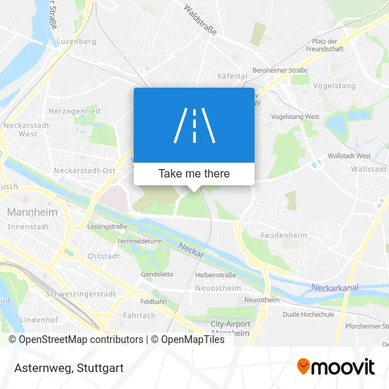 Карта Asternweg