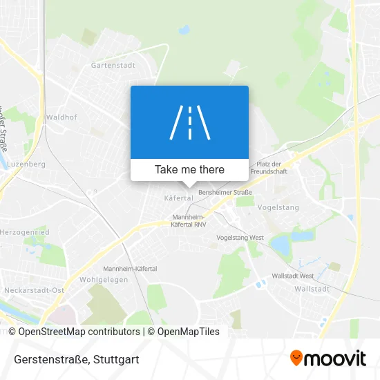 Карта Gerstenstraße