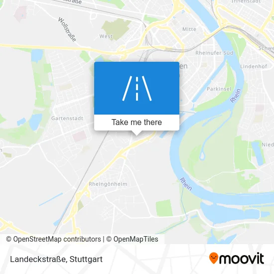 Карта Landeckstraße