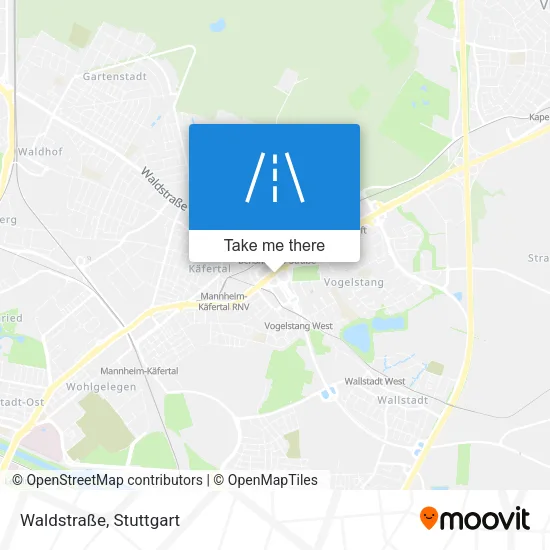 Карта Waldstraße