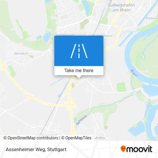 Карта Assenheimer Weg