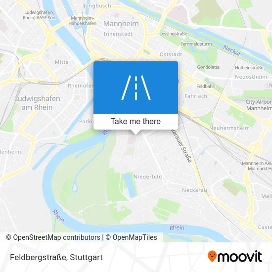 Карта Feldbergstraße