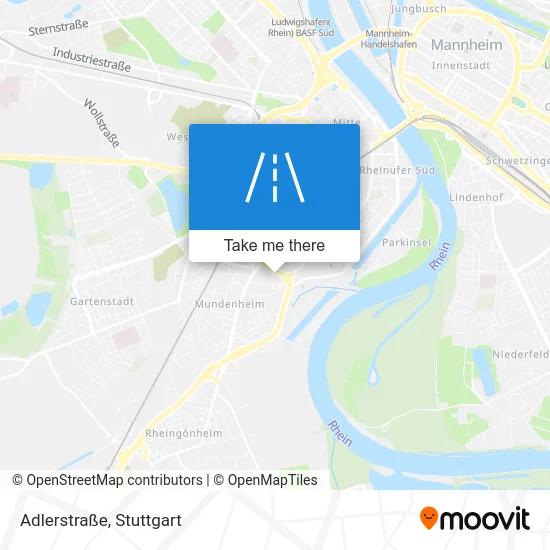 Карта Adlerstraße