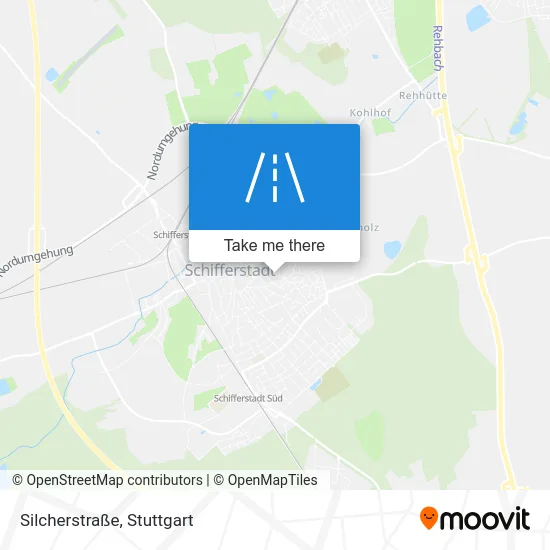 Карта Silcherstraße