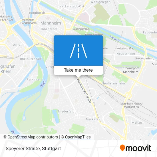 Карта Speyerer Straße