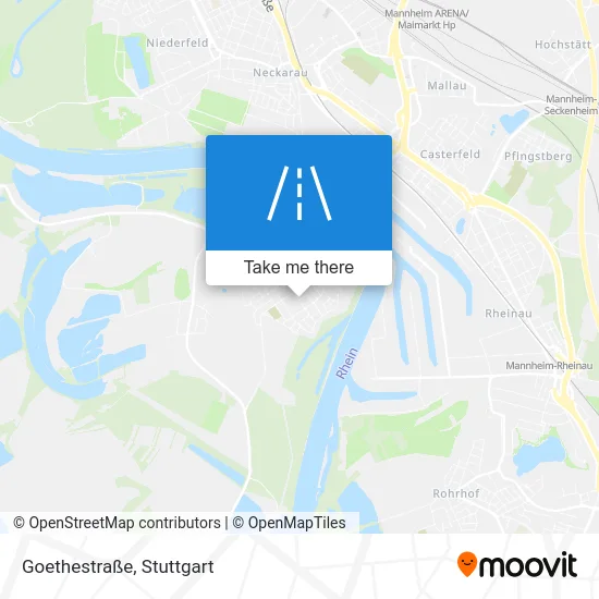 Карта Goethestraße