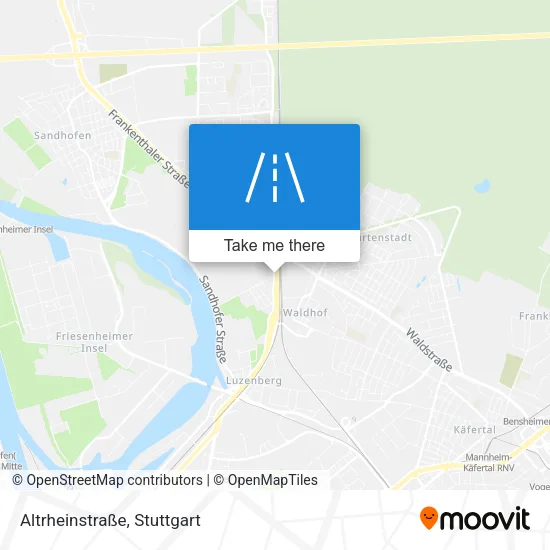 Карта Altrheinstraße