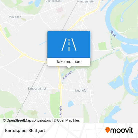 Карта Barfußpfad
