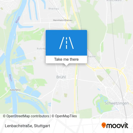 Карта Lenbachstraße
