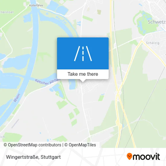 Карта Wingertstraße