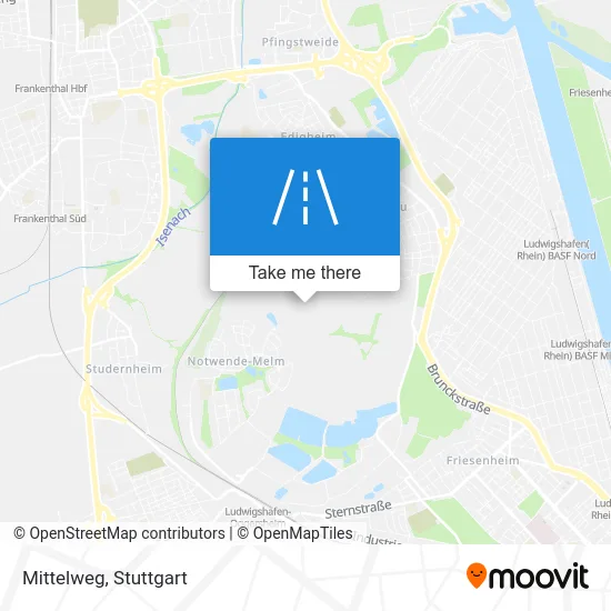 Карта Mittelweg