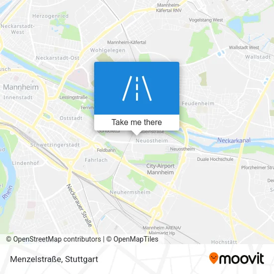 Карта Menzelstraße