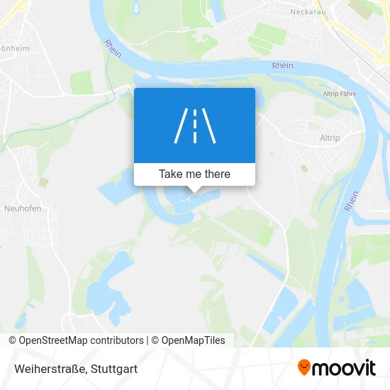 Карта Weiherstraße
