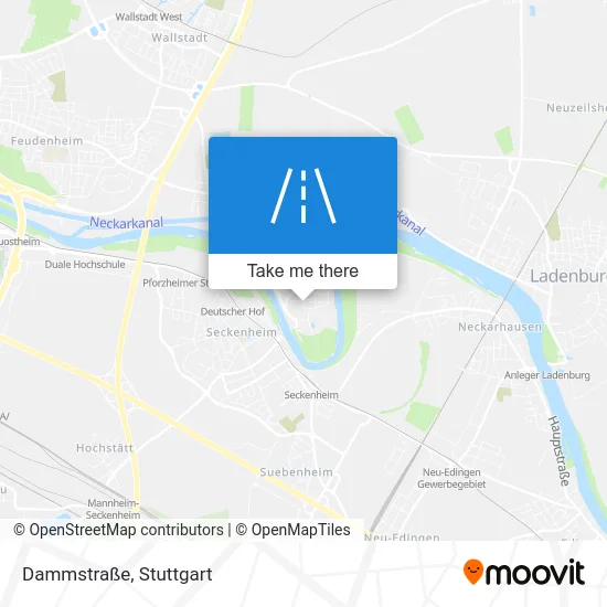 Карта Dammstraße