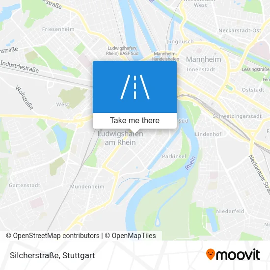 Карта Silcherstraße