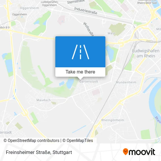 Карта Freinsheimer Straße