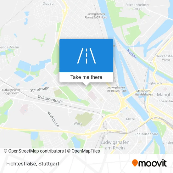 Карта Fichtestraße