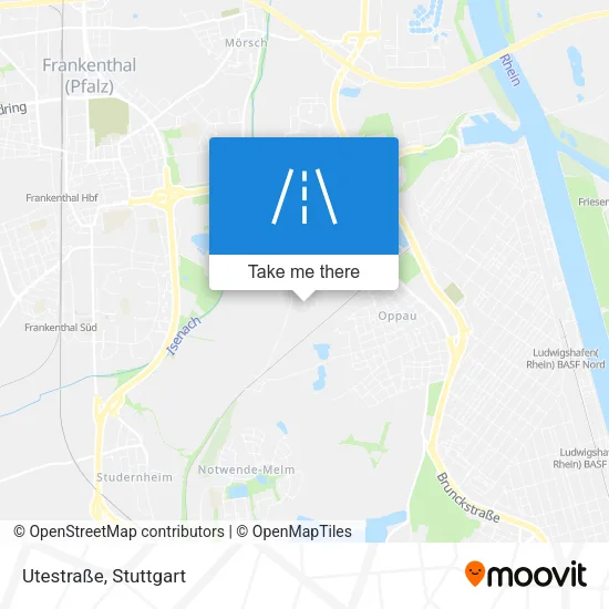 Карта Utestraße