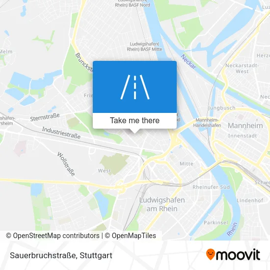 Карта Sauerbruchstraße