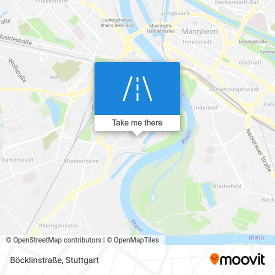 Карта Böcklinstraße