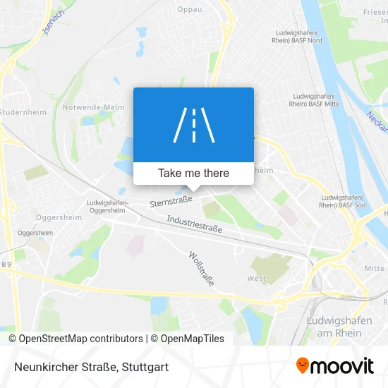 Карта Neunkircher Straße