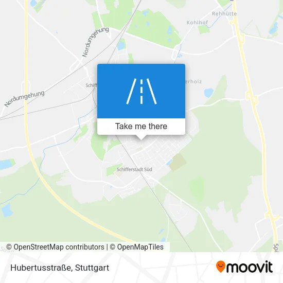 Карта Hubertusstraße