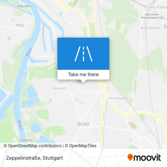 Карта Zeppelinstraße