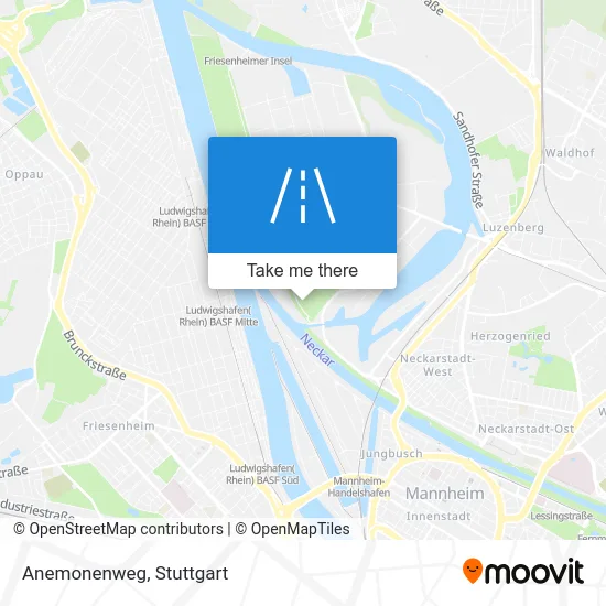 Карта Anemonenweg