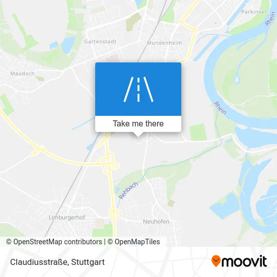 Карта Claudiusstraße